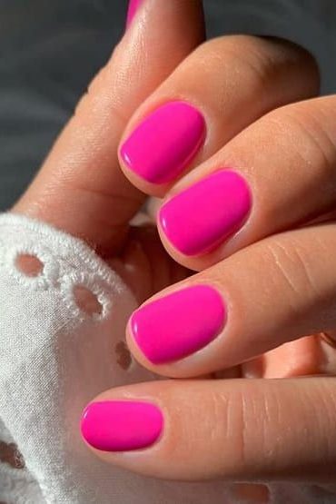 barbie pink nails