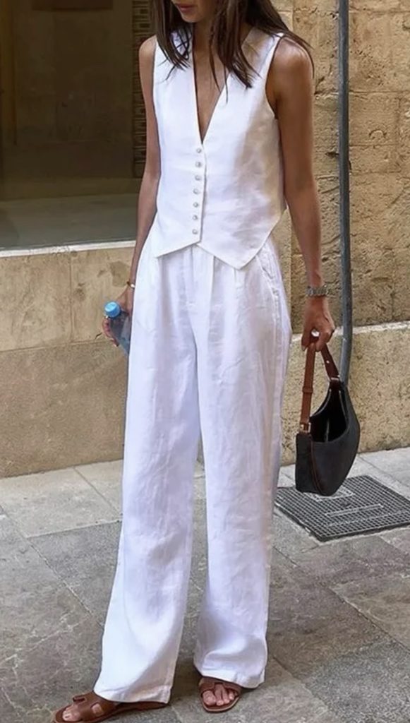 Vest and Pants outfits | July Outfit Ideas