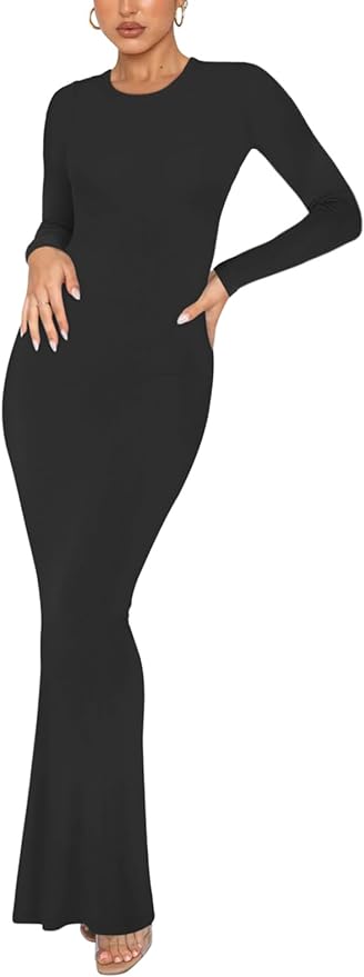 Long sleeve Crewneck Dress