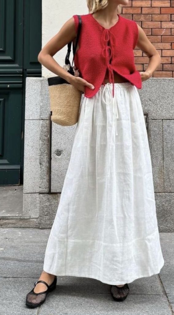 Pop of Red Outfits