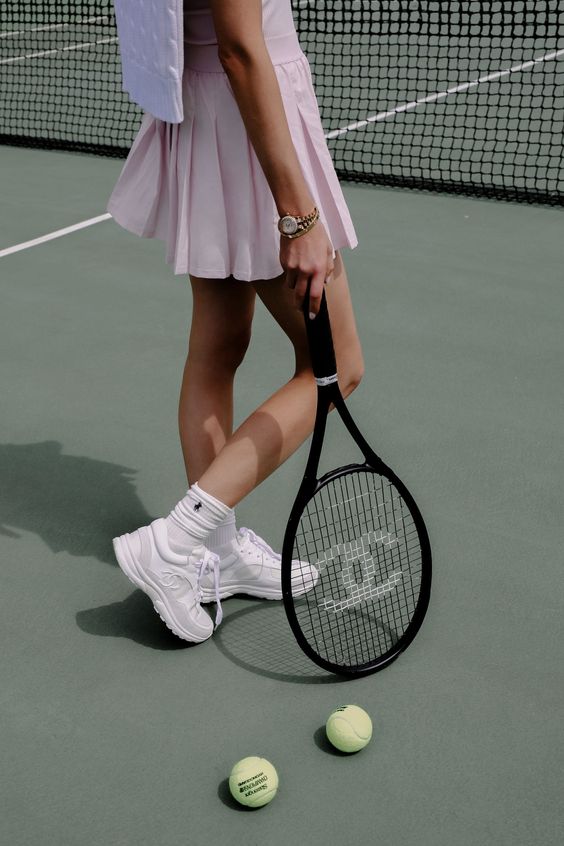 pink tennis skirt outfits