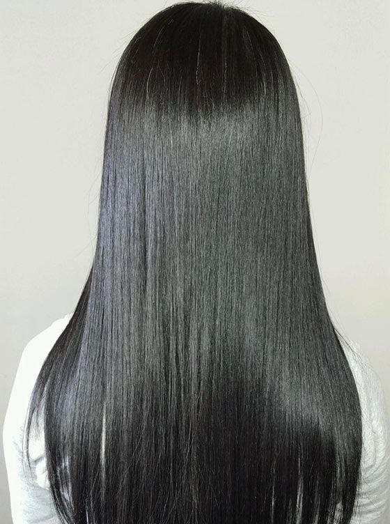 Soft Black hair color for women
