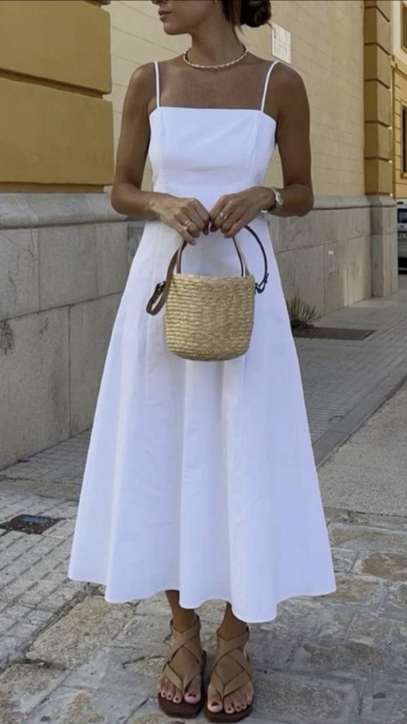 white dress Outfits