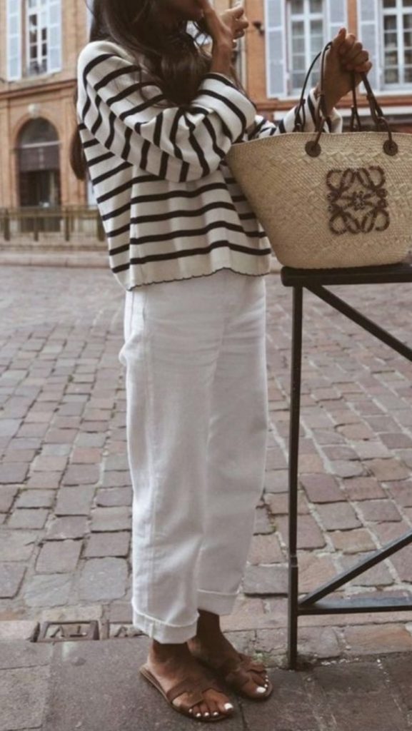 white trousers summer fashion