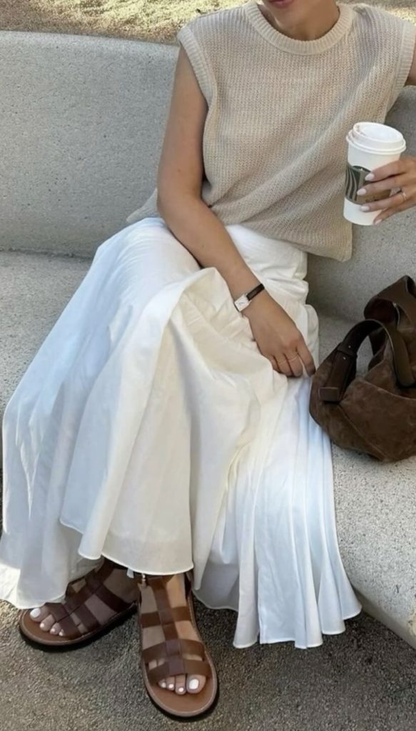 White Skirt Outfits