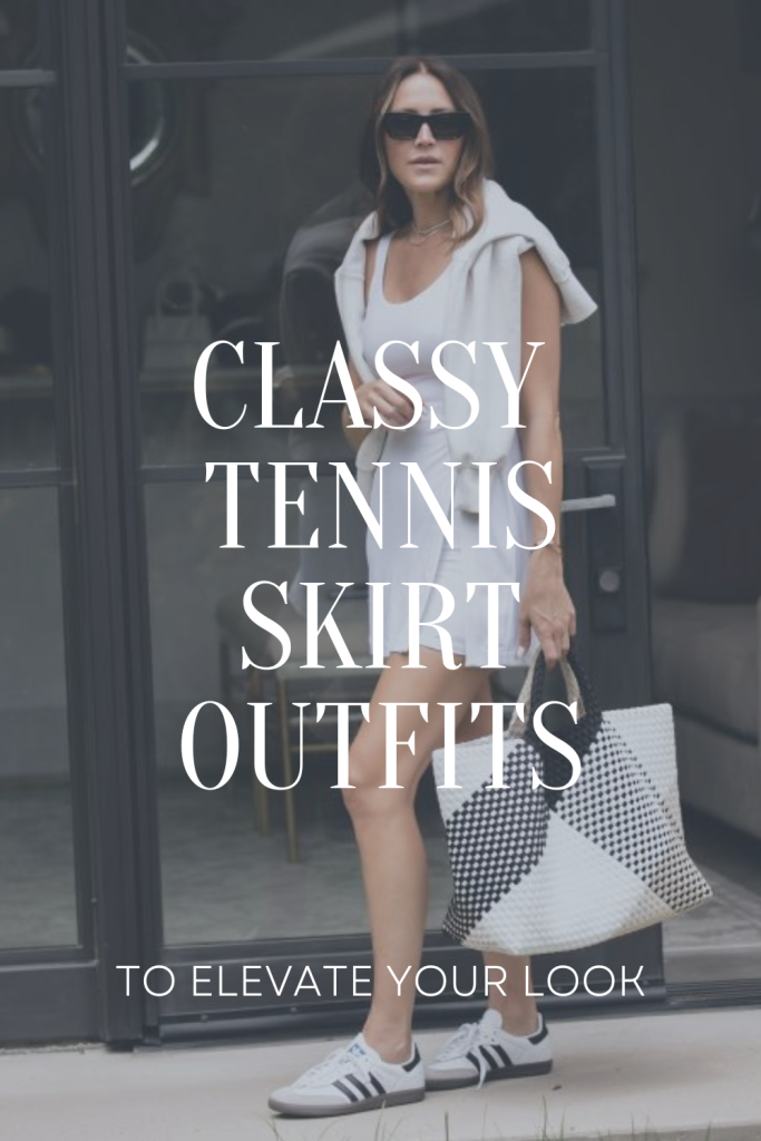 classy tennis skirt outfits