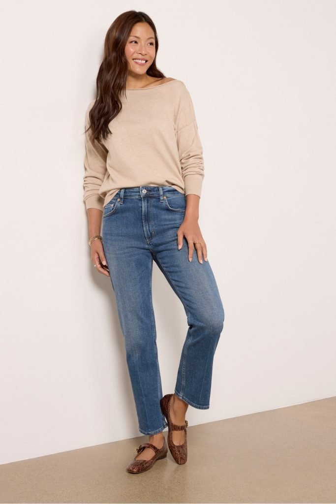 evereve straight leg jeans