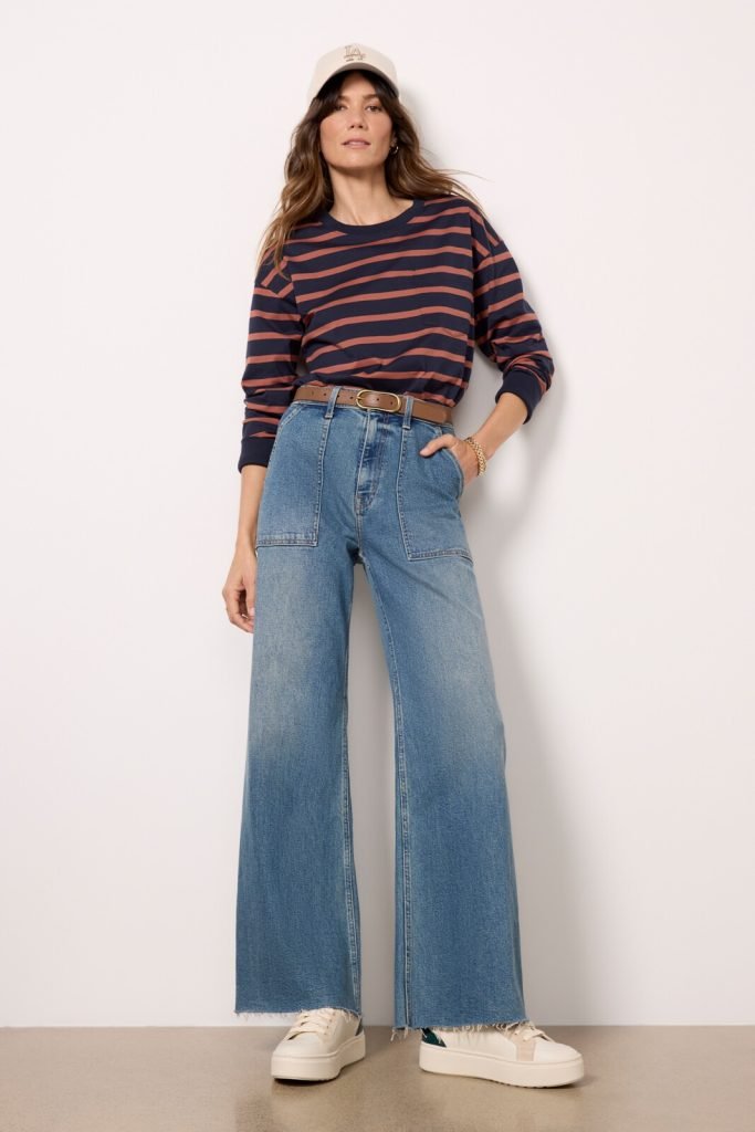 denim outfit ideas for women over 40