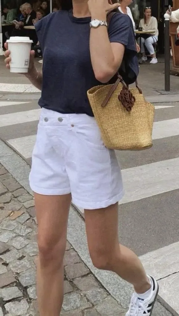 White Shorts Outfits | Classy Casual Outfits for Moms on the Go