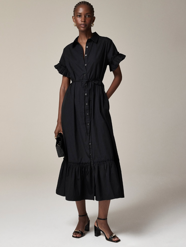 A-Line Dress With Cinched Wasit Outfit