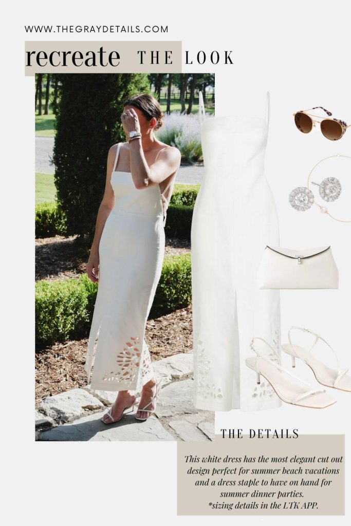 Elegant white dress