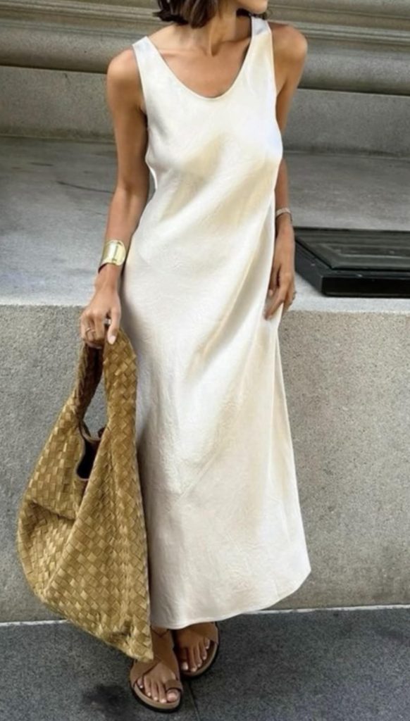 Slip Dress Summer to Fall Transitional Outfits