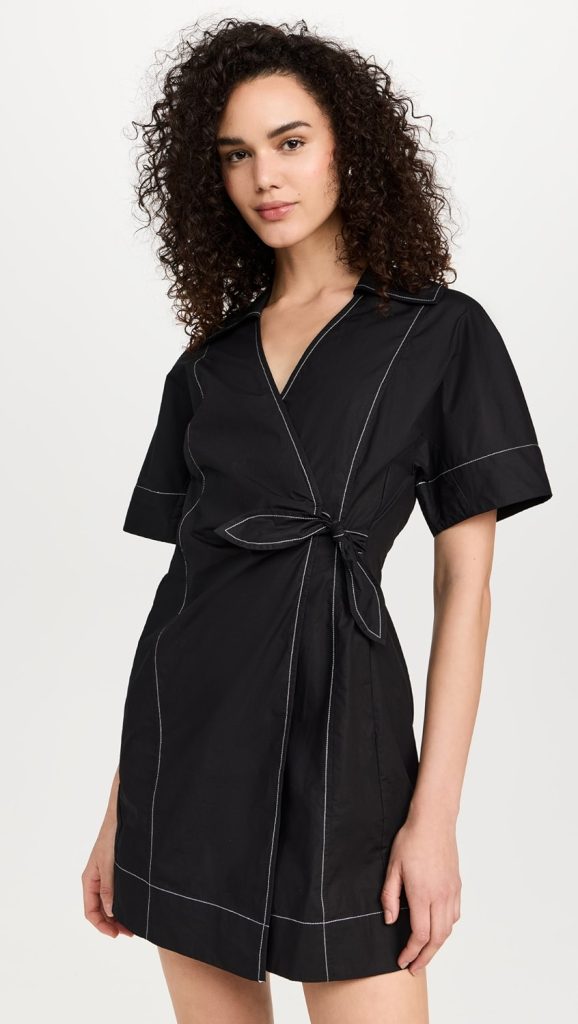 Wrap dress Outfit Idea