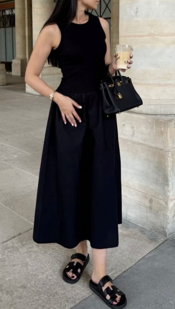 Black Dress Outfit for summer