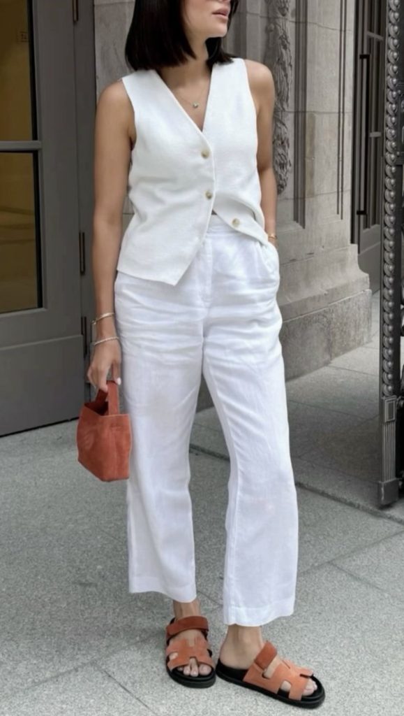 White Pants Summer Outfits
