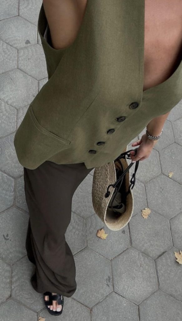Chocolate Brown Slip Skirt September Outfits