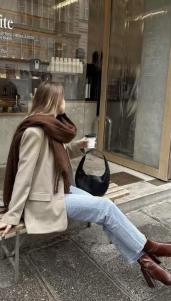 Fall denim Outfit idea