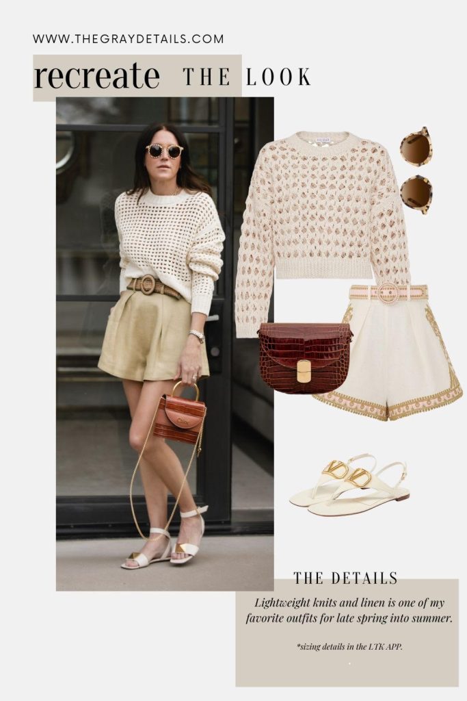 lightweight knit outfit