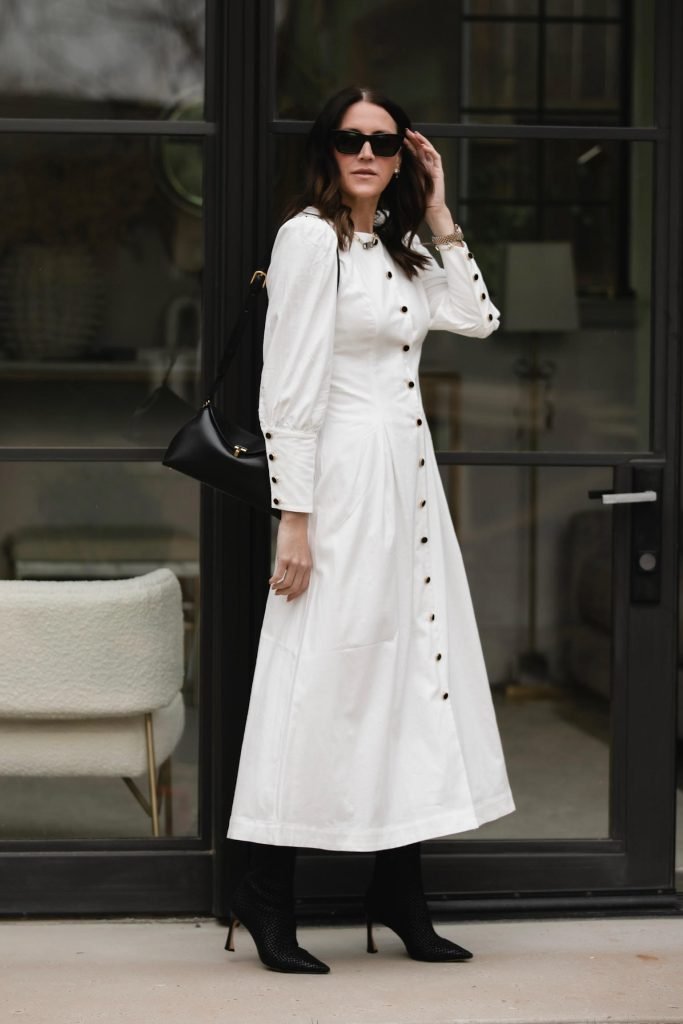 Poplin longsleeve Dress
