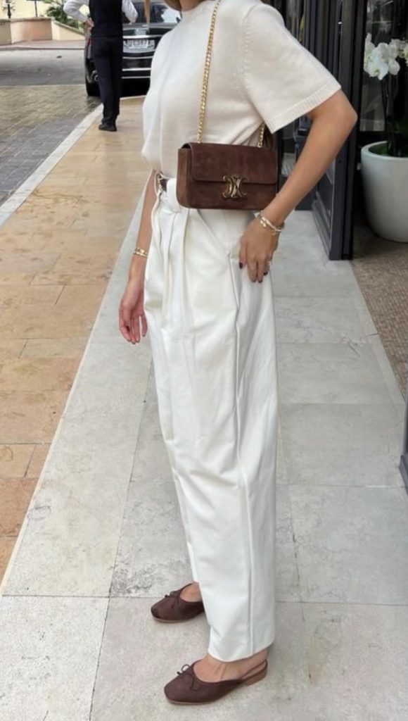Brown shoes and accessories with jeans Outfits