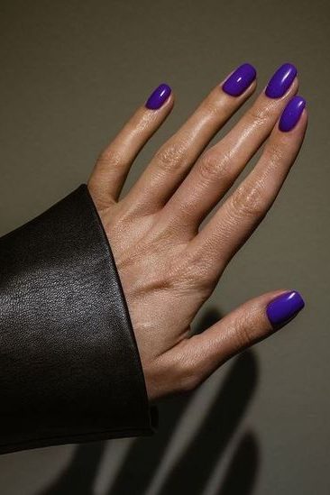 Bright Purple Nails