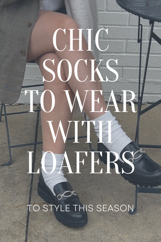 Chic Socks to Wear With Loafers