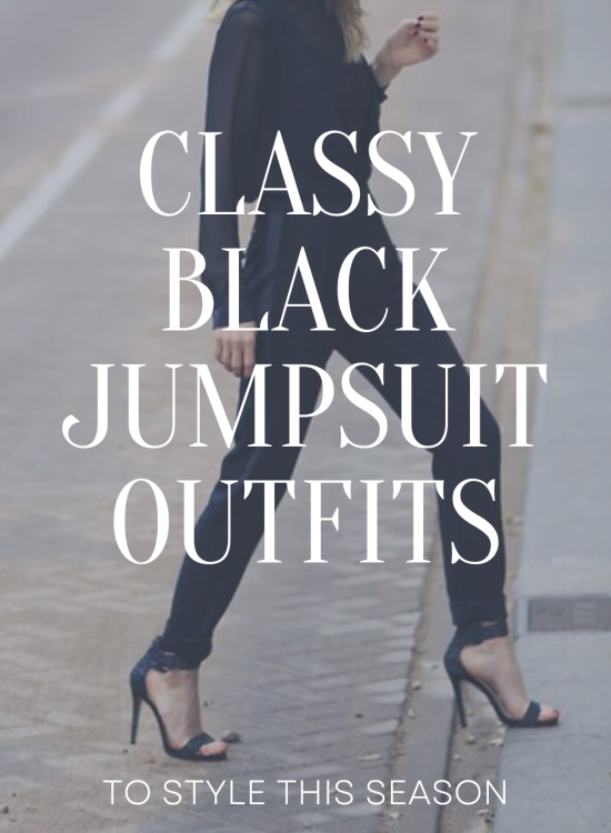 Black Jumpsuit Outfits
