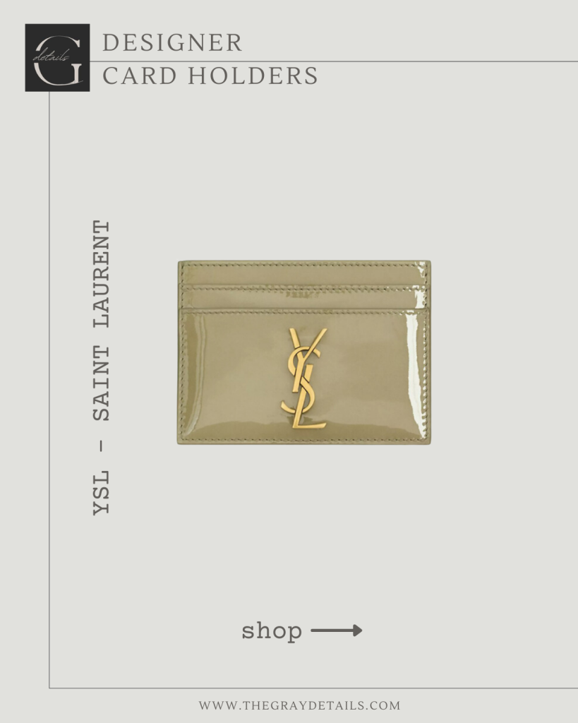 Saint Laurent Cassandre Best Designer Card Holders