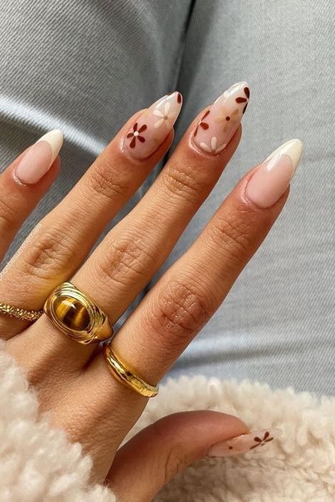 Fall Florals Nails