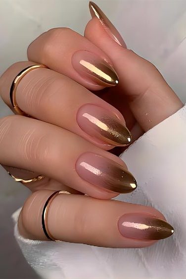 Ombre Fall Nail Designs