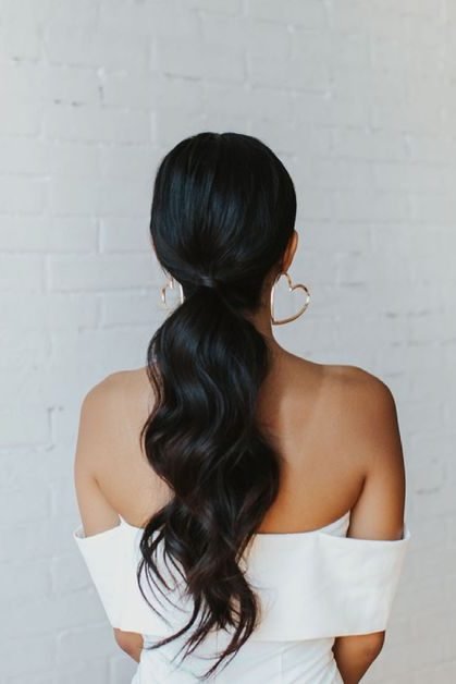 High Ponytail | How to Style Wavy Hair