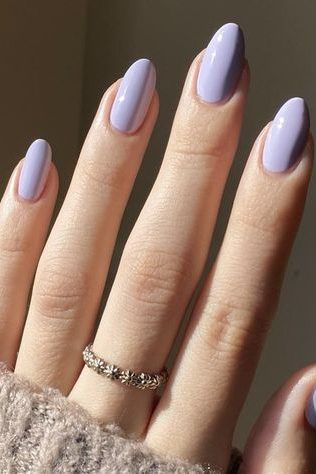 classic lavender purple Nails