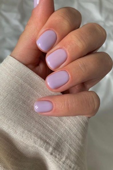 classic lavender nails