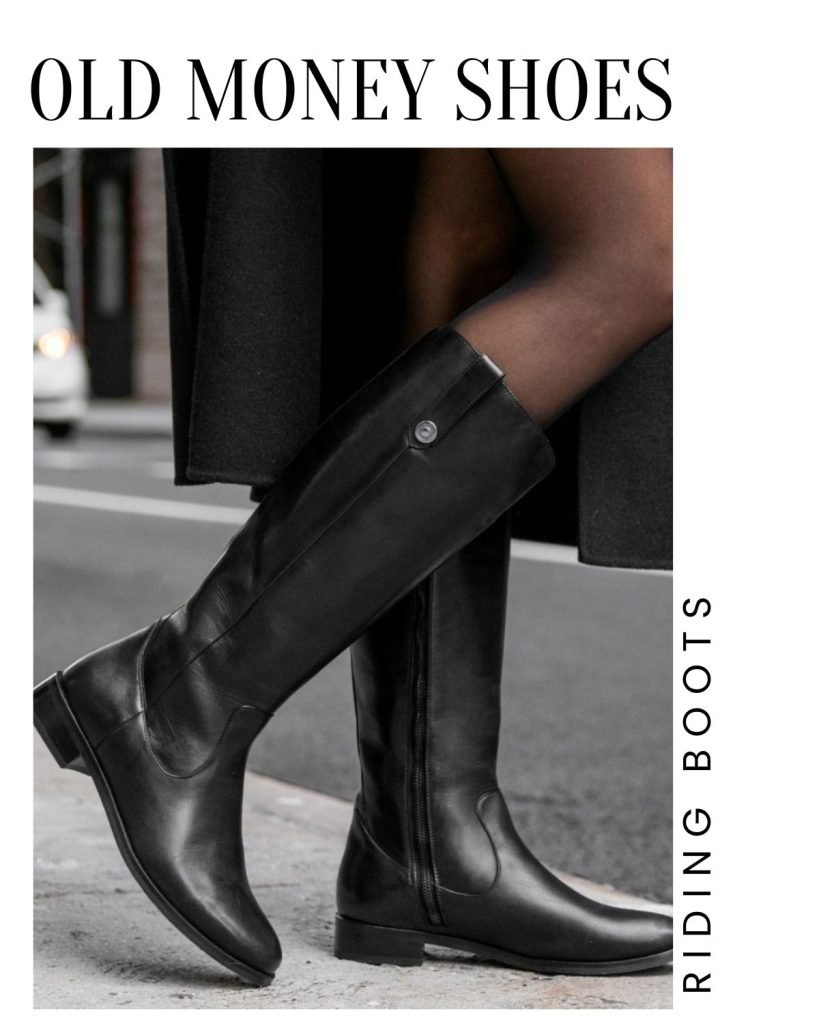 riding boots old money shoes