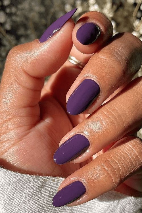 Plum Purple Nail Ideas