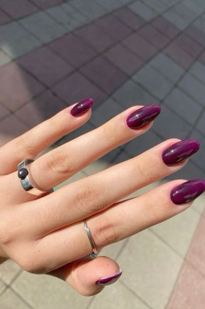 Plum Purple Nail Ideas