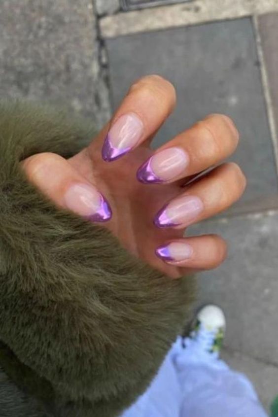 Colorful Chrome Nails