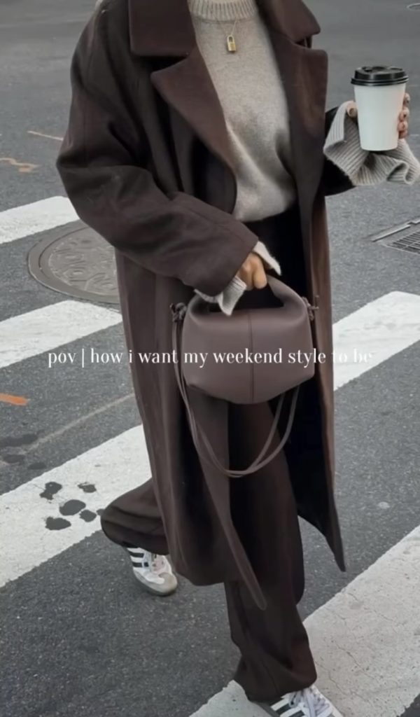 monochrome fall outfit