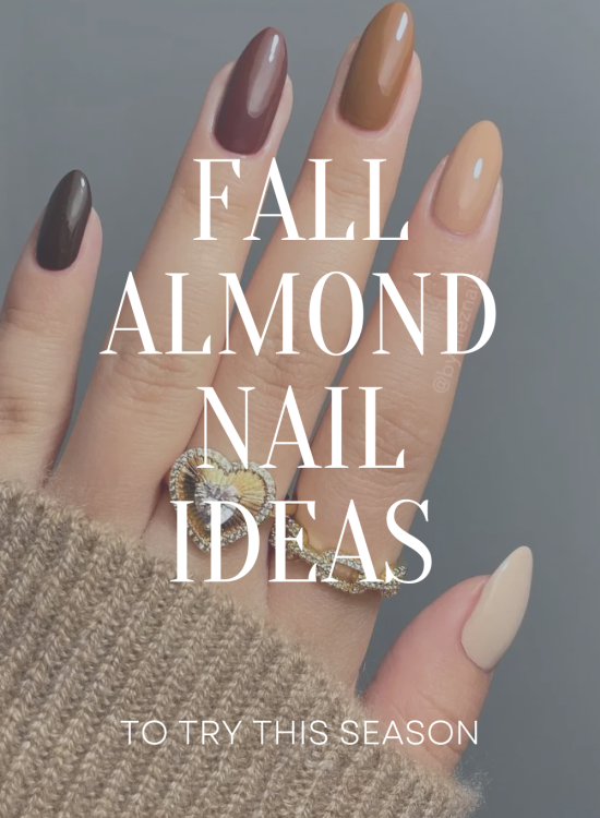 Fall Almond Nails