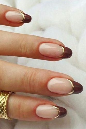 Chocolate Brown Winter Nail Color Trends