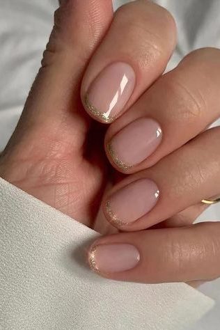 Glitter Accent Nails