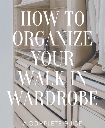 How to Organize Walk-in Wardrobe
