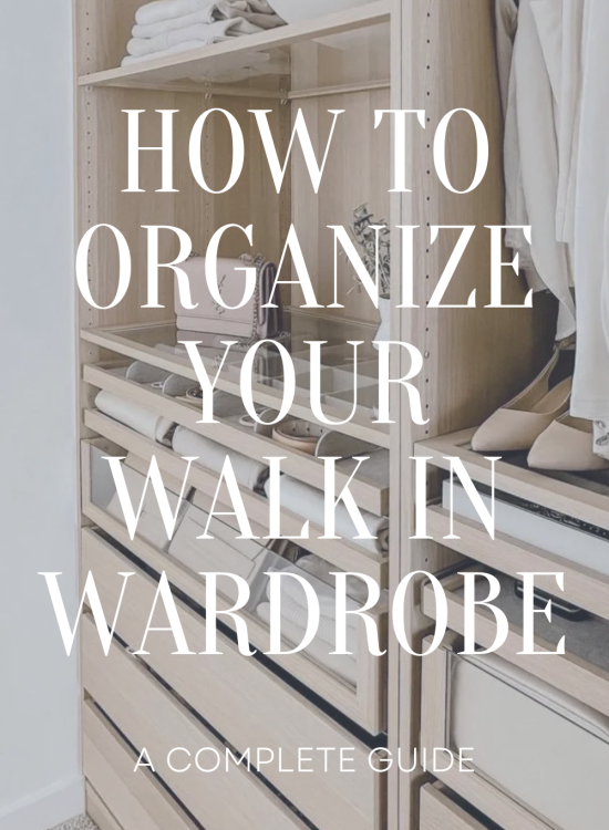 How to Organize Walk-in Wardrobe