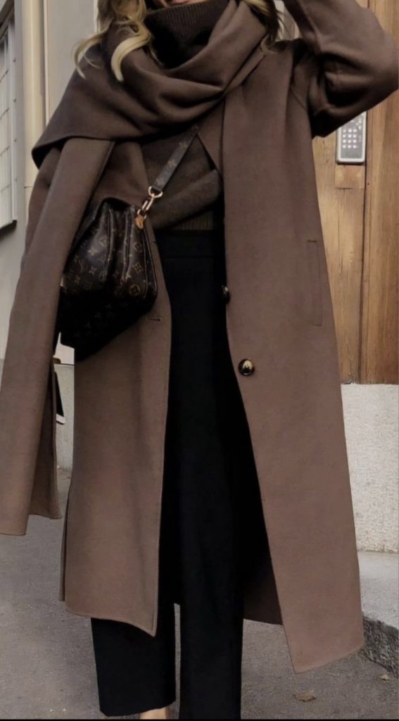 Chocolate Brown Fall Outfits