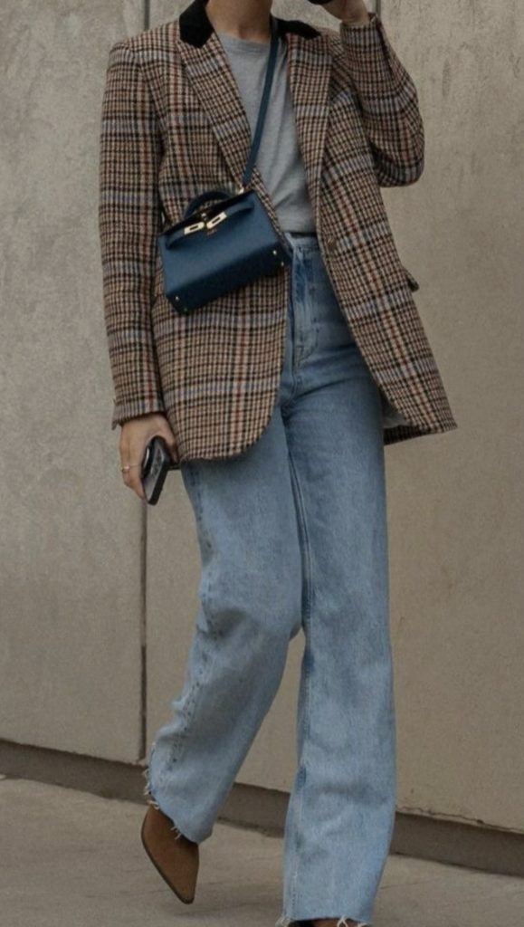 Plaid Blazer November outfits