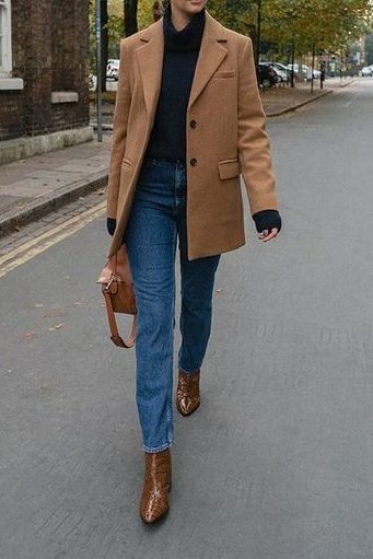 structured blazer Old Money Winter Outfits