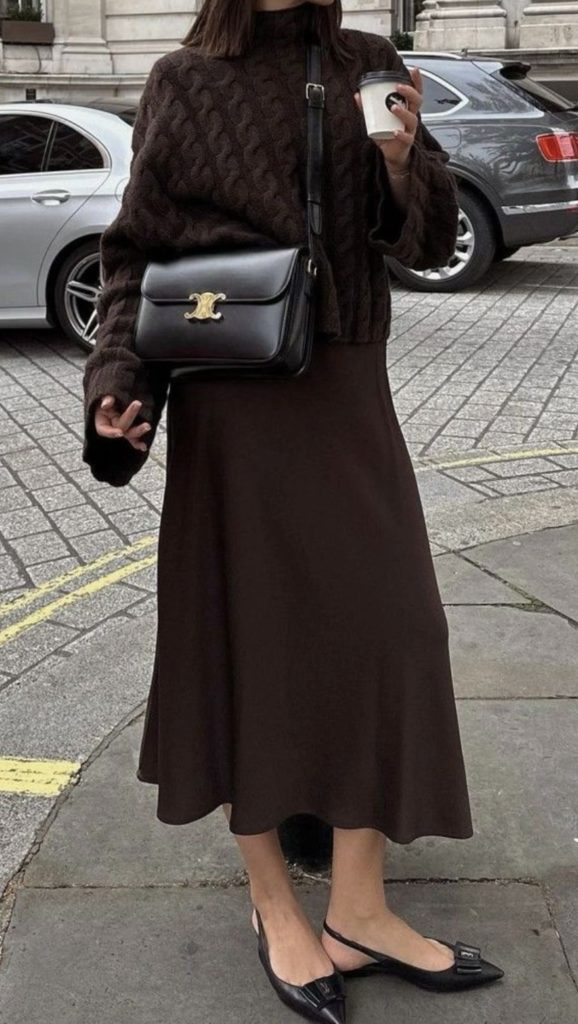 Monochrome Brown Outfits