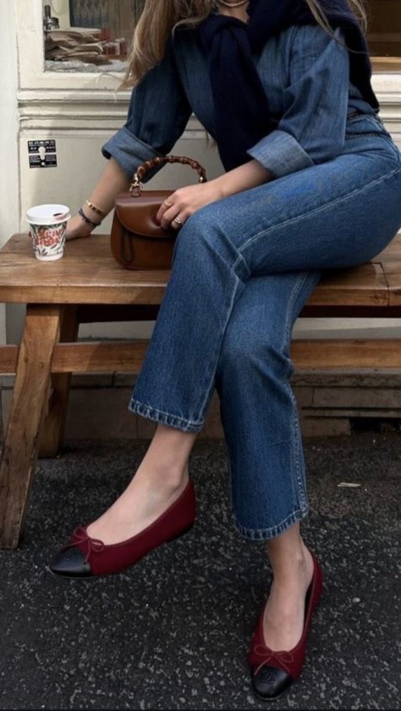 Pop of Red Paris Fall Outfits
