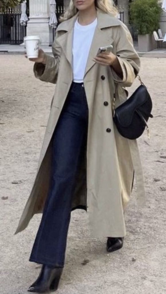 Trench Coat Paris Fall Outfits