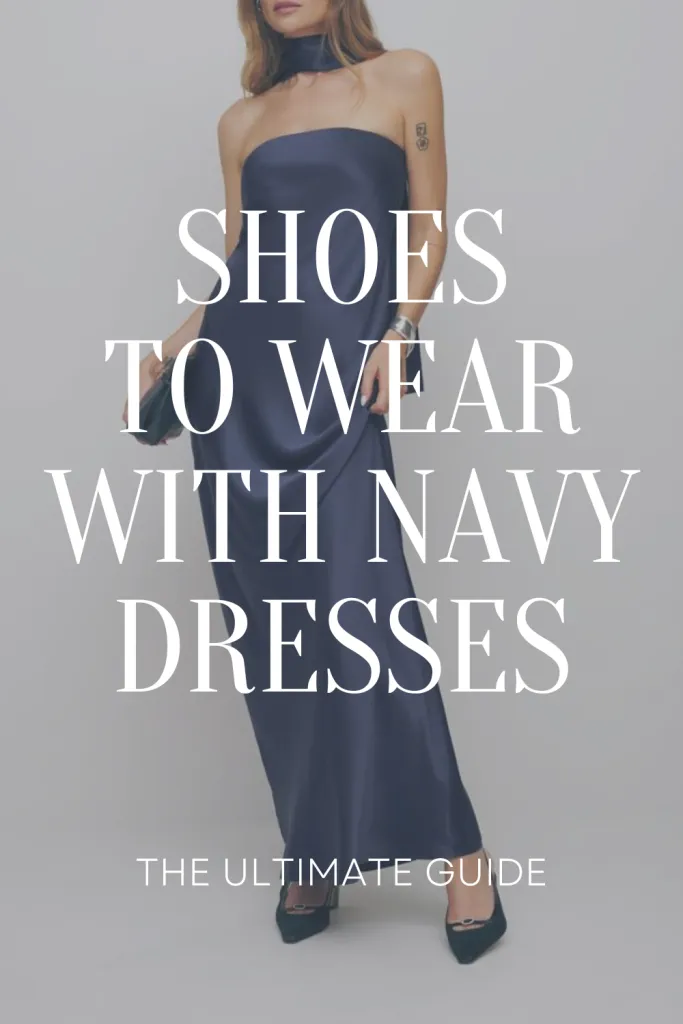 What Color Shoes to Wear With Navy Dress